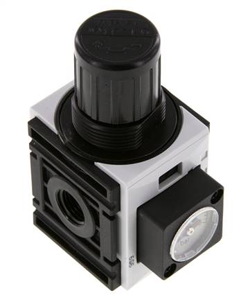 Drukregelaar G1/4'' 1000l/min 0.2-4.0bar/3-58psi PA Futura 0