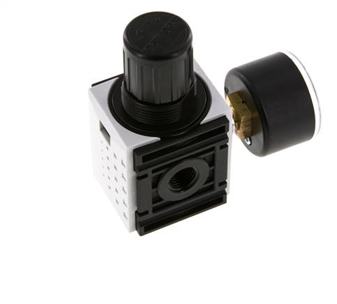 Drukregelaar G1/4'' 1000l/min 0,5-10,0bar/7-145psi 40 mm Manometer Futura 0