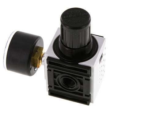 Drukregelaar G1/4'' 1000l/min 0,5-10,0bar/7-145psi 40 mm Manometer Futura 0