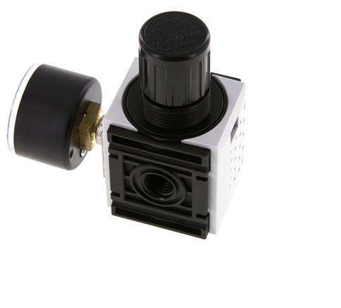 Drukregelaar G1/4'' 1000l/min 0.5-8.0bar/7-116psi PA 40 mm Manometer Futura 0
