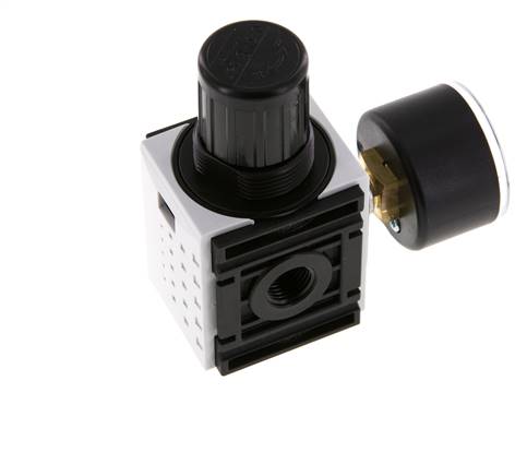 Drukregelaar G1/4'' 1000l/min 0.5-8.0bar/7-116psi PA 40 mm Manometer Futura 0
