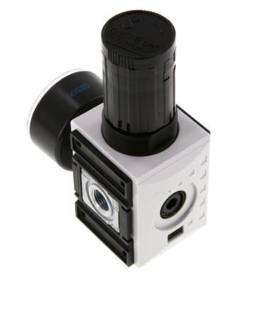 Precisie Drukregelaar G1/4'' 2000l/min 0.5-8.0bar/7-116psi PA Futura 1