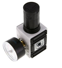 Precisie Drukregelaar G1/4'' 2000l/min 0.5-8.0bar/7-116psi PA Futura 1