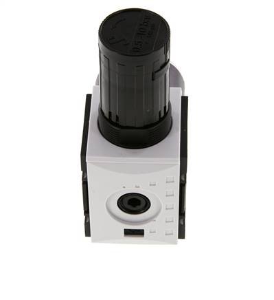 Precisie Drukregelaar G3/8'' 2500l/min 0.5-10.0bar/7-145psi PA Futura 1