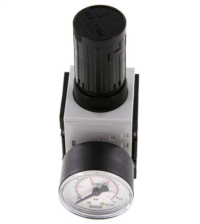 Precisie Drukregelaar G1/4'' 2000l/min 0.1-1.0bar/1-14psi PA Futura 1