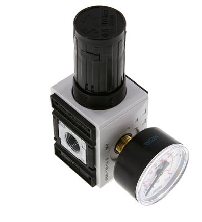 Precisie Drukregelaar G3/8'' 2500l/min 0.5-16.0bar/7-232psi PA Futura 1