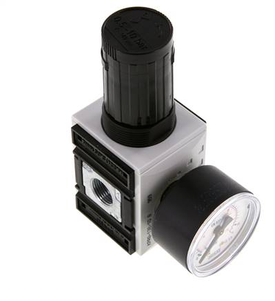 Precisie Drukregelaar G3/8'' 2500l/min 0.5-10.0bar/7-145psi PA Futura 1