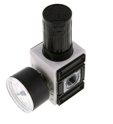 Precisie Drukregelaar G3/8'' 2500l/min 0.1-2.0bar/1-29psi PA Futura 1