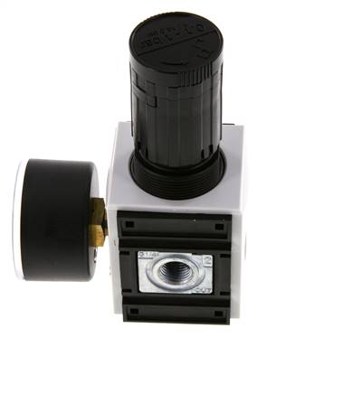 Precisie Drukregelaar G1/4'' 2000l/min 0.1-1.0bar/1-14psi PA Futura 1