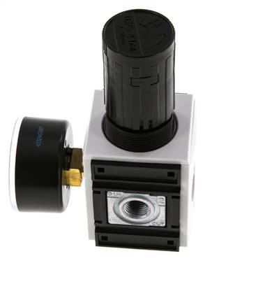 Precisie Drukregelaar G1/4'' 2000l/min 0.2-4.0bar/3-58psi PA Futura 1