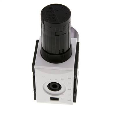 Precisie Drukregelaar G1/4'' 2000l/min 0.5-8.0bar/7-116psi PA Futura 1