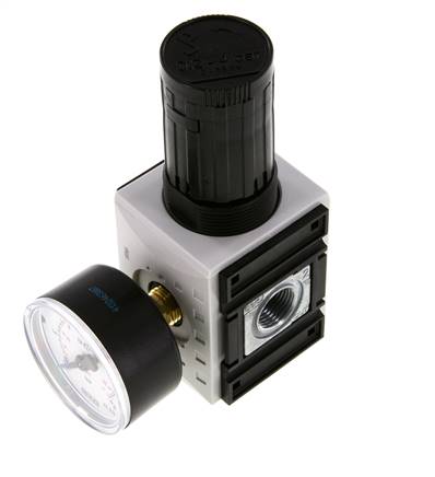 Precisie Drukregelaar G3/8'' 2500l/min 0.2-4.0bar/3-58psi PA Futura 1