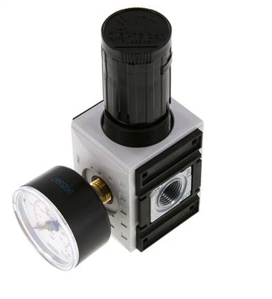 Precisie Drukregelaar G3/8'' 2500l/min 0.5-16.0bar/7-232psi PA Futura 1