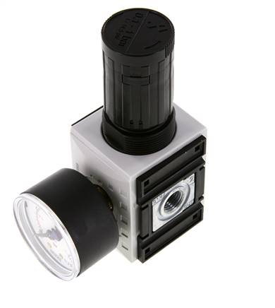 Precisie Drukregelaar G1/4'' 2000l/min 0.1-1.0bar/1-14psi PA Futura 1