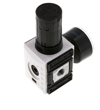 Precisie Drukregelaar G1/4'' 2000l/min 0.5-8.0bar/7-116psi PA Futura 1