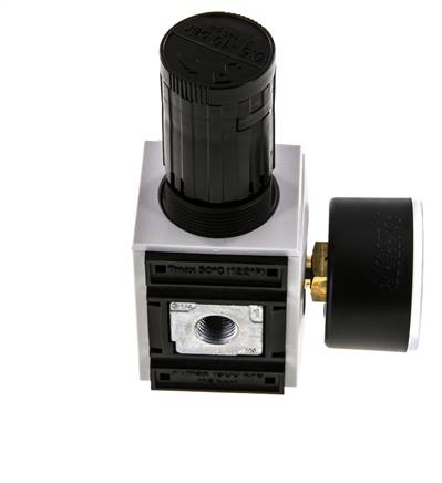 Precisie Drukregelaar G1/4'' 2000l/min 0.5-10.0bar/7-145psi PA Futura 1