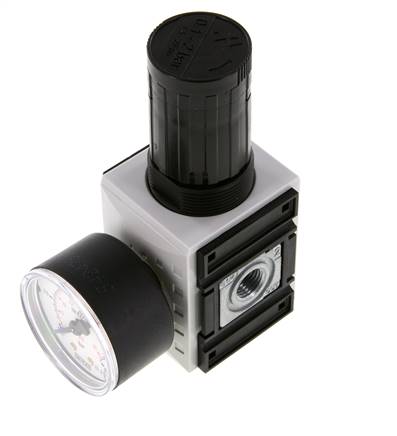 Drukregelaar G1/4'' 2000l/min 0.1-2.0bar/1-29psi PA Futura 1