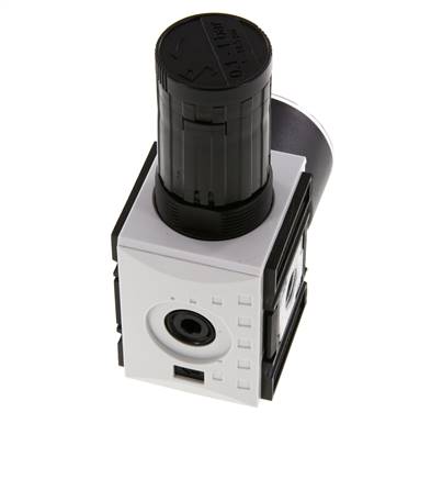 Drukregelaar G1/4'' 2000l/min 0.1-1.0bar/1-14psi PA Futura 1