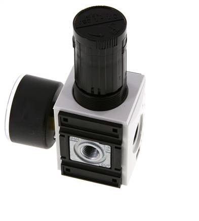 Drukregelaar G1/4'' 2000l/min 0.1-1.0bar/1-14psi PA Futura 1