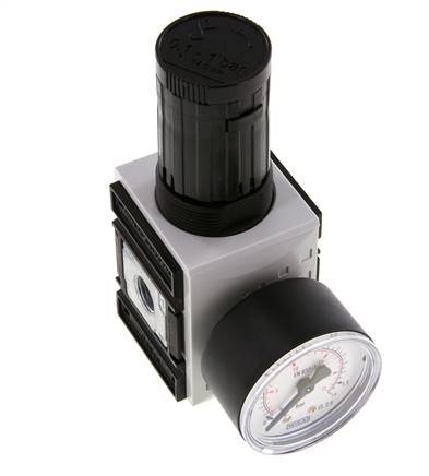 Drukregelaar G1/4'' 2000l/min 0.1-1.0bar/1-14psi PA Futura 1