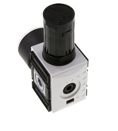 Drukregelaar G1/4'' 2000l/min 0.1-1.0bar/1-14psi PA Futura 1