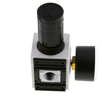 Drukregelaar G3/8'' 2500l/min 0,1-1,0bar/1-14psi Futura 1