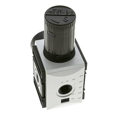 Precisie Drukregelaar voor Manifold Assemblage G3/8'' 4500l/min 0.5-10.0bar/7-145psi PA Futura 2