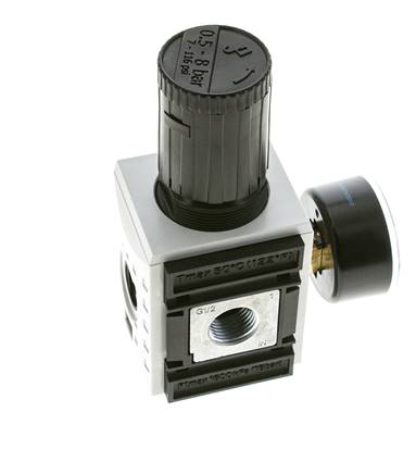Precisiedrukregelaar voor spruitstukassemblage G1/2''&3/8'' 5200l/min 0.5-8.0bar/7-116psi PA Futura 2