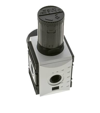 Precisiedrukregelaar voor spruitstukassemblage G1/2''&3/8'' 5200l/min 0.1-2.0bar/1-29psi PA Futura 2