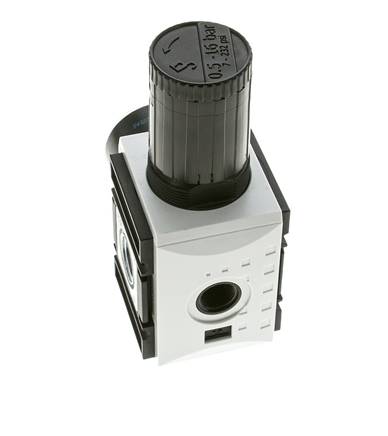 Precisiedrukregelaar voor spruitstukassemblage G1/2''&3/8'' 5200l/min 0.5-16.0bar/7-232psi PA Futura 2