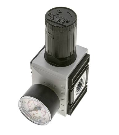 Precisiedrukregelaar voor spruitstukassemblage G1/2''&3/8'' 5200l/min 0.1-2.0bar/1-29psi PA Futura 2