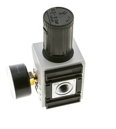 Precisiedrukregelaar voor spruitstukassemblage G3/8'' 4500l/min 0.5-8.0bar/7-116psi PA Futura 2