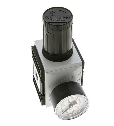 Precisie Drukregelaar voor Manifold Assemblage G3/8'' 4500l/min 0.5-10.0bar/7-145psi PA Futura 2