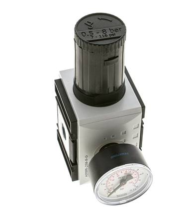 Precisiedrukregelaar voor spruitstukassemblage G3/8'' 4500l/min 0.5-8.0bar/7-116psi PA Futura 2