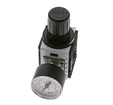 Drukregelaar voor Manifold Assemblage G1/4'' 1000l/min 0.5-8.0bar/7-116psi PA 40 mm Manometer Futura 0