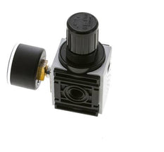 Drukregelaar voor Manifold Assemblage G1/4'' 1000l/min 0.5-8.0bar/7-116psi PA 40 mm Manometer Futura 0
