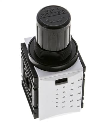 Drukregelaar voor Manifold Assemblage G1/4'' 1000l/min 0.5-8.0bar/7-116psi PA Futura 0