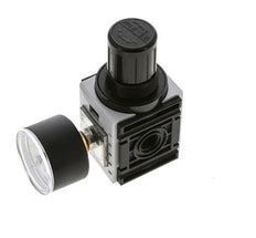 Drukregelaar voor Manifold Assemblage G1/4'' 1000l/min 0.5-8.0bar/7-116psi PA 40 mm Manometer Futura 0