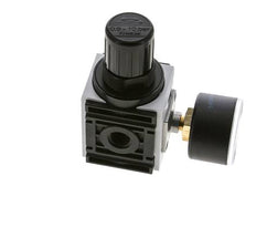 Drukregelaar voor Verdeelblok G1/4'' 1000l/min 0,5-10,0bar/7-145psi 40 mm Manometer Futura 0