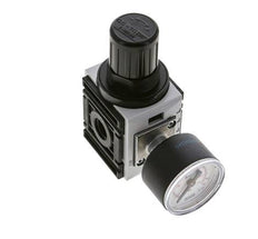 Drukregelaar voor Verdeelblok G1/4'' 1000l/min 0,5-10,0bar/7-145psi 40 mm Manometer Futura 0