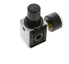 Drukregelaar voor Verdeelblok G1/4'' 1000l/min 0,5-10,0bar/7-145psi 40 mm Manometer Futura 0