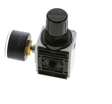 Drukregelaar voor Verdeelblok G1/4'' 1000l/min 0,5-10,0bar/7-145psi 40 mm Manometer Futura 0