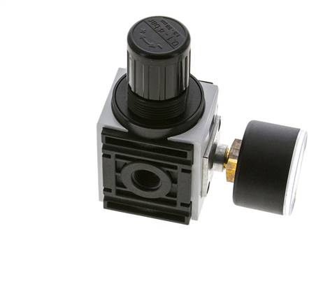 Drukregelaar voor Manifold Assemblage G1/4'' 1000l/min 0.2-4.0bar/3-58psi PA 40 mm Manometer Futura 0