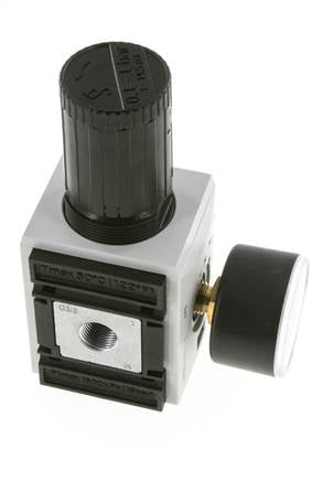 Precisie Drukregelaar G3/8'' 4500l/min 0.1-1.0bar/1-14psi PA Futura 2