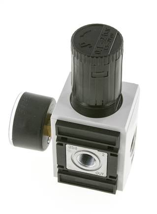 Precisie Drukregelaar G3/8'' 4500l/min 0.1-2.0bar/1-29psi PA Futura 2