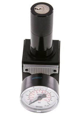 Precisie Drukregelaar G1/4'' 2100l/min 0.2-6.0bar/3-87psi Zink Spuitgiet Cilinderslot Multifix 1