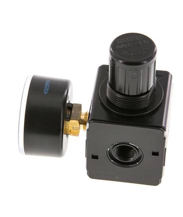 Precisie Drukregelaar G1/4'' 2100l/min 0.1-3.0bar/1-44psi Zink Spuitgiet Multifix 1