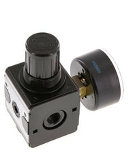 Precisie Drukregelaar G1/4'' 2100l/min 0.2-6.0bar/3-87psi Zinkspuitgiet Multifix 1