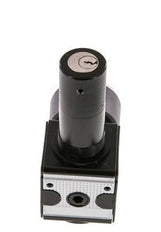 Precisie Drukregelaar G1/4'' 2100l/min 0.5-10.0bar/7-145psi Zink Spuitgiet Cilinderslot Multifix 1