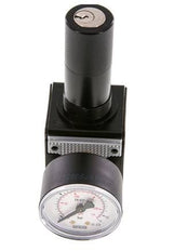Precisie Drukregelaar G1/4'' 2100l/min 0.5-10.0bar/7-145psi Zink Spuitgiet Cilinderslot Multifix 1